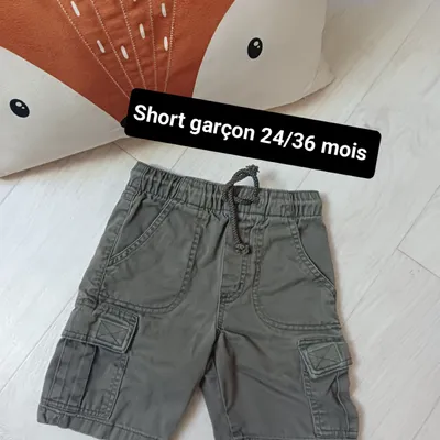 Short garçon 24/36mois 